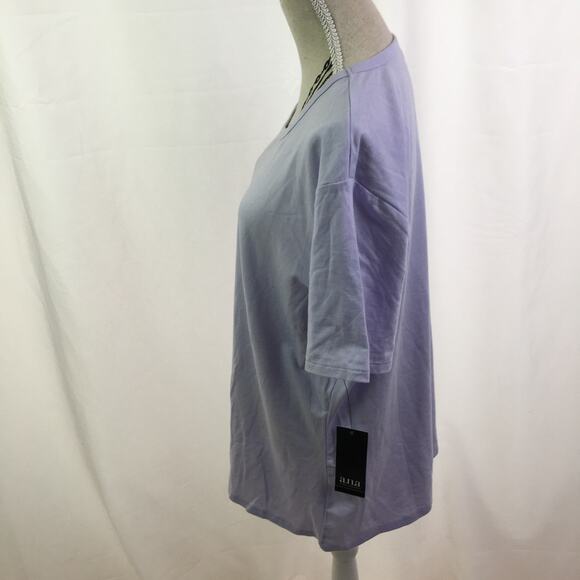 a.n.a short sleeve tee classic lilac XL - Picture 7 of 13